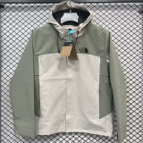 24/25 F701 TNF Green & White Single Layer Hooded Windbreaker (连帽）