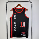 23/24 BULLS DE ROZAN #11 Black City Edition Top Quality Hot Pressing NBA Jersey