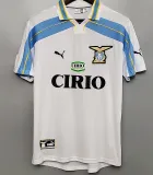 1998/2000 Lazio Away White Retro Soccer Jersey