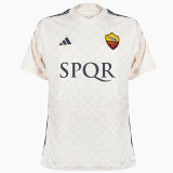 23/24 Roma Away Fans Soccer Jersey (Print SPQR)