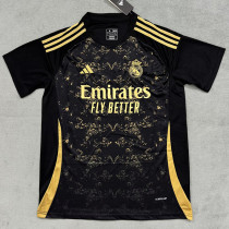 24/25 RMA Black Gold Special Edition  Fans Soccer Jersey