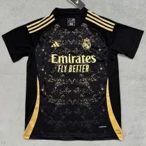 24/25 RMA Black Gold Special Edition  Fans Soccer Jersey