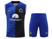24/25 INT blue-black Tank top and shorts suit