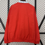 2024 Portugal Red & Grey  Double Sided Windbreaker (双面风衣)