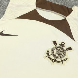 24/25  Corinthians Mud Yellow Tank top and shorts suit（泥黄）