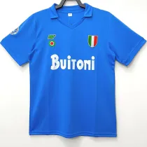 1987/1988 Napoli Home Blue Retro Soccer Jersey