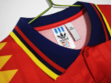 1994 Spain Home Red Retro Soccer Jersey