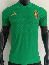 2025 Belgium Green  Player Version  Polo Shirt