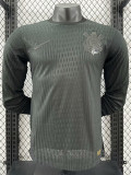 24/25 Corinthians Away Long Sleeve Player Version Soccer Jersey（长袖球员）