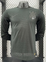 24/25 Corinthians Away Long Sleeve Player Version Soccer Jersey（长袖球员）