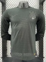 24/25 Corinthians Away Long Sleeve Player Version Soccer Jersey（长袖球员）