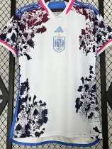 2023 Spain Purple Blue White Fans Soccer Jersey 一星
