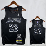 Lakers JAMES # 23 Black  Top Quality Hot Pressing NBA Jersey(Honor Edition)荣耀版
