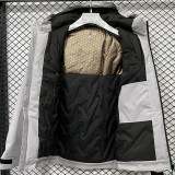 24/25 PSG White Thickened Assault  Hooded Windbreaker (A805加厚冲锋衣）