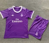 2016/2017 RMA  Away Kids Retro Soccer Jersey