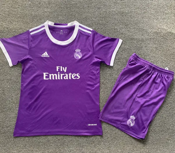 2016/2017 RMA  Away Kids Retro Soccer Jersey
