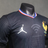 24/25 France Black Co Branded Edition  Player Version Soccer Jersey