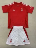 24/25 Nottingham Forest Home  Kids Soccer Jersey