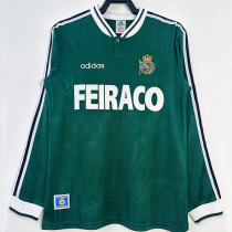 1999/2000 La Coruna Away  Long Sleeve Retro Soccer Jersey