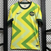25/26 Australia Home  Fans Soccer Jersey