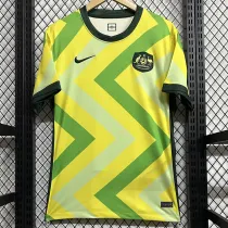 25/26 Australia Home  Fans Soccer Jersey