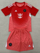 25/26  Inter Miami Orange  Goalkeeper Kids Soccer Jersey