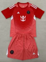 25/26  Inter Miami Orange  Goalkeeper Kids Soccer Jersey