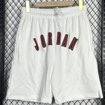 24/25 JOR White Grey Cotton shorts(005、前横大JOR标、全棉)