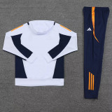 24/25 RMA White Hooded  Tracksuit(白色宝蓝裤）