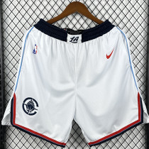 24/25  CLIPPERS White  Top Quality NBA Pants