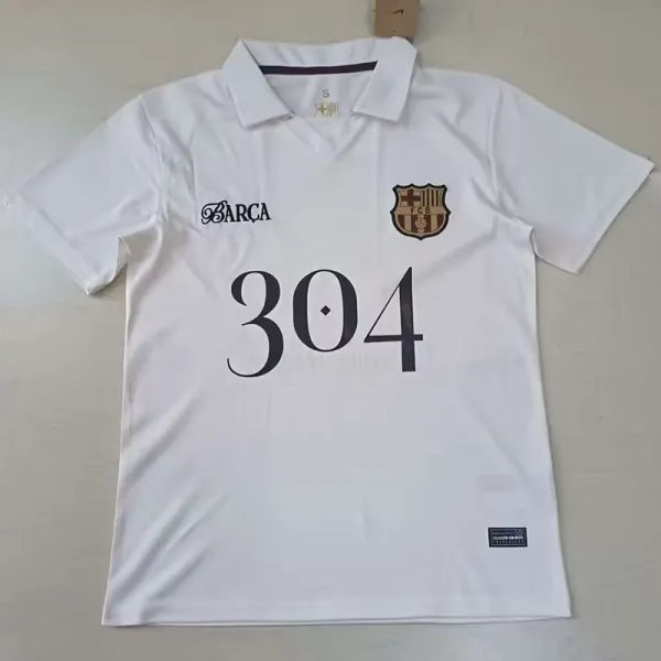 24/25 BAR White Special Edition  Fans Soccer Jersey