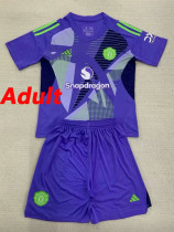 24/25 Man Utd Purple Goalkeeper  Fans Soccer Jersey(成人）
