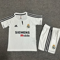 2003/2004 RMA Home Kids Retro Soccer Jersey