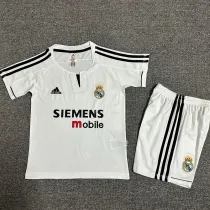 2003/2004 RMA Home Kids Retro Soccer Jersey