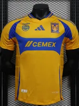 24/25 Tigres Home  Player Version Soccer Jersey