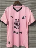 24/25 Palermo pink Fans Soccer Jersey