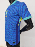 2024 Brazil Away Player Version Soccer Jersey