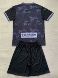 24/25 Swansea Away Kids Soccer Jersey
