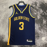 22/23 WARRIORS POOLE #3 Dark blue Top Quality Hot Pressing NBA Jersey (Trapeze Edition)
