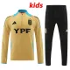 24/25 Argentina Mud Yellow Kids Half Pull Tracksuit (半拉链、泥黄色童装）