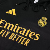 24/25 RMA Black Hooded  Tracksuit