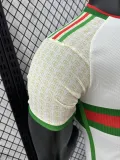 24/25 Algeria White Green Player Version Soccer Jersey