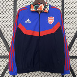 24/25 ARS Blue Oil painting collage painting collage Double Sided Windbreaker (双面风衣)