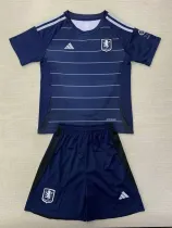24/25 Aston Villa Third Kids Soccer Jersey