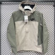 24/25 F700 NK White &Green Single Layer Windbreaker(连帽冲锋衣）