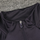 24/25 ARS Grey Purple KidsHalf Pull Tracksuit  (童装、半拉链)