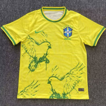 25/26 Brazil Yellow Heping Pigeon Edition  Fans Soccer Jersey