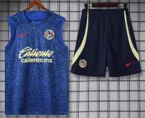 24/25 Club America Royal Blue Tank top and shorts suit