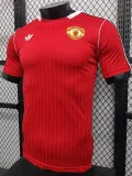 25/26  Man Utd leisure Red Retro  Player Version T-shirt