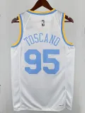 22/23 LAKERS ANDERSON # 95 White Top Quality Hot Pressing NBA Jersey(圆领)